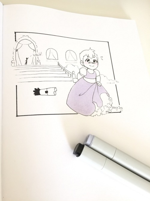 foxyjoy-art:Inktober- day 8: Classic fairytales Cinderella Shiro