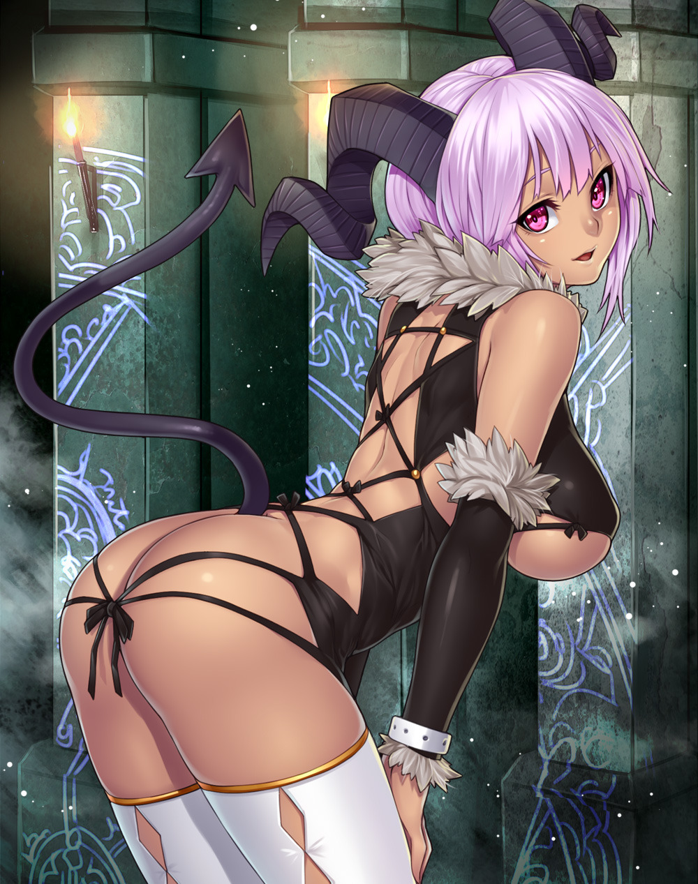 monster-girl-luv:  “Horned Girl” by ko ozama 