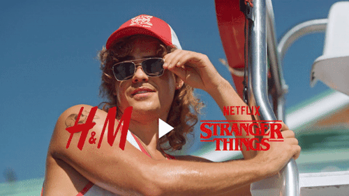 Dacre Montgomery As Billy Hargrove For The H&M X Stranger Things Collection