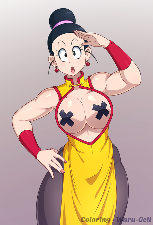 waru-geli: Original artist @toshkartsColor by Waru-geliDress Desing: @funsexydragonballChi-Chi © Dragon Ball Z