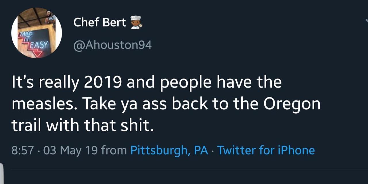 the gender norms are beating his ass