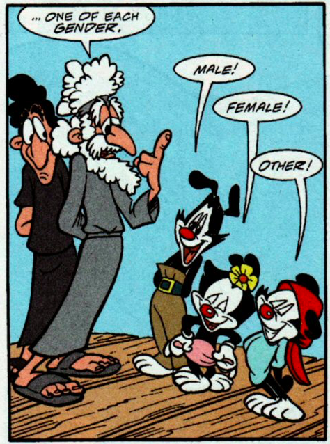 queerheadcanonoftheday:Today’s Queer *~Canon~* of the Day is: Wakko Warner is nonbinary.