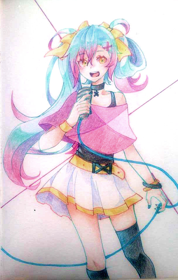krisakr:  [Original Miku] Birthday Miku 2017 - Xit’s just my yearly thing to design