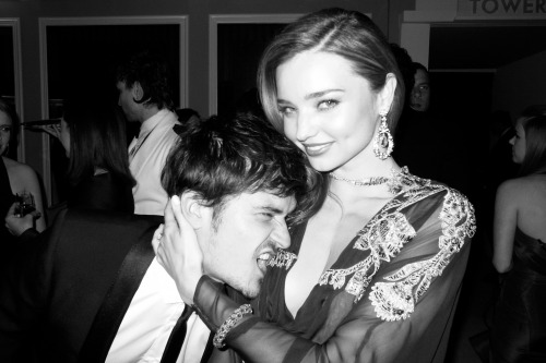 terrysdiary:  Orlando Bloom and Miranda Kerr at the VF party. 