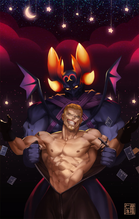 Luxord from Kingdom Hearts III with Inferno!! He was definitely fun to draw <3 I was going for a 