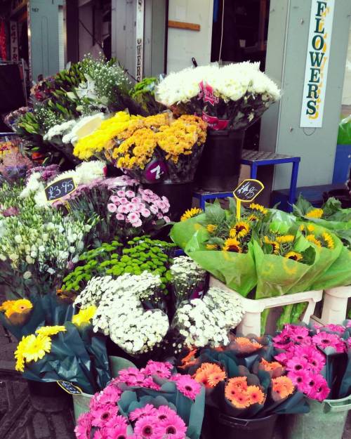 anelementofsurprise: Flower Stall, Norwich Market. #norfolk #norwich #market #flowers