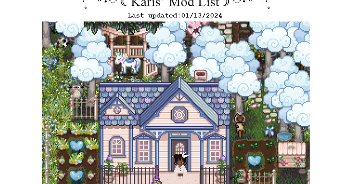Karis' mod list (2.0)
