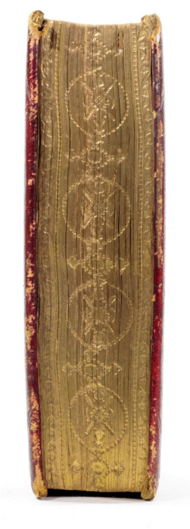 Poetical Work of Sir Walter Scott 19th century contemporary full morocco leather gilt binding with g