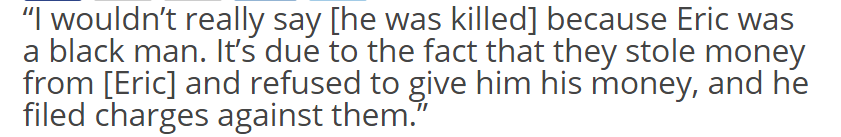 krxs10:krxs10:ERIC GARNERS STEP-DAD SAYS COP WHO KILLED SON DID SO IN RETALIATION