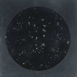 thunderstruck9:  Paul Van Hoeydonck (Belgian, b. 1925), Black Planet, 1961. Synthetic lacquer paint on hardboard, 122 x 122 cm. 