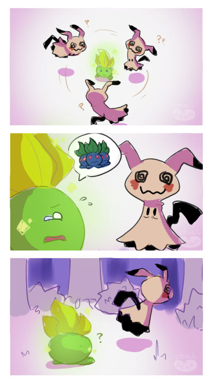 chai-bean:being shiny is hard, but mimikyu understands!x3 Awww~! <3