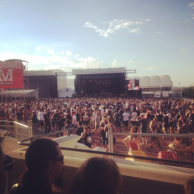 IT.WAS.SO.HOT. Had a blast at #Soundwave but daymn that was a hot day. Also, the