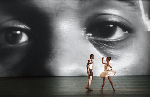 vvni:Lil Buck and Lauren Lovette of NYCB in JR’s ‘Les Bosquets’ | Photo by Paul Ko