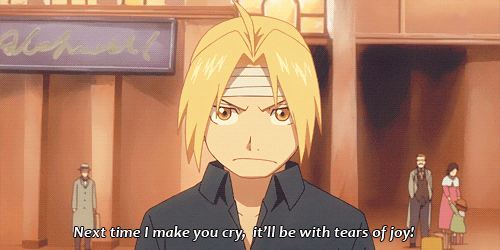 kenzokuki:  one episode, one gif: Ed’s promise to Winry 