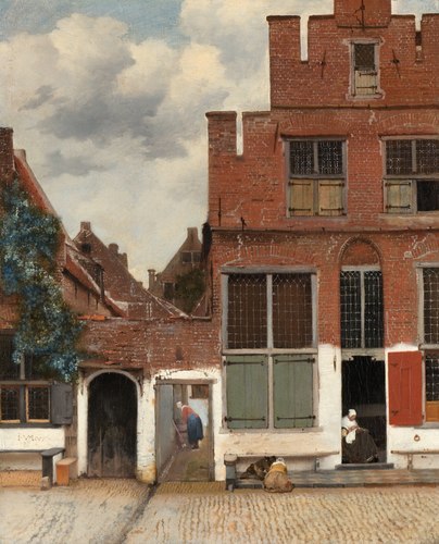 The Little Street, 1660, Johannes VermeerMedium: oil,canvas