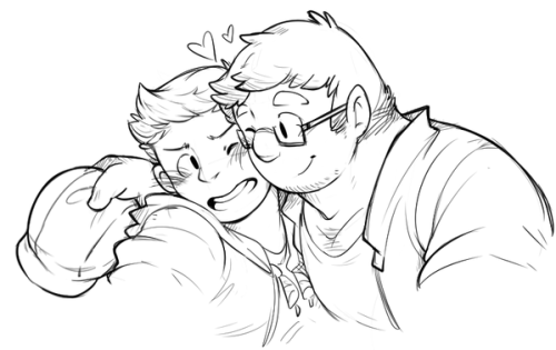 seintaur:  some WolfBirbBrothers, their human form, and their dad’s design u v u 