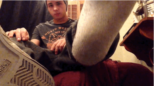 teenboysmellyfeet:Alpha Nick’s ripe socks and smelly teen feet.