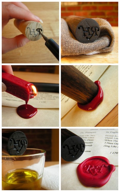 DIY Wooden Wax SealUpdated Links 2019Have you ever wanted to try stamping seals into sealing wax, up