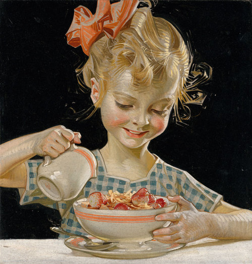 J.C. LEYENDECKERKellogs GirlOil on Canvas