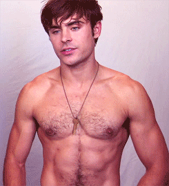 fuckyeahhugepenis:  I am so not over Zac Efron’s grown up hairy chest. 