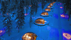 shermans-travel:  Igloo Village, Kakslauttanen,