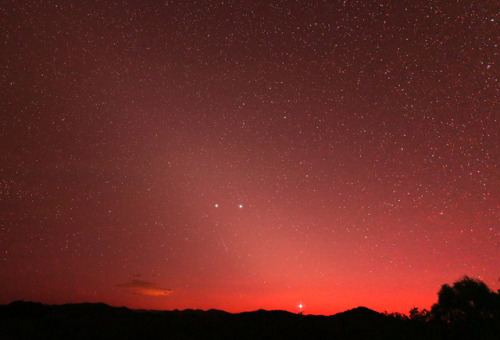 wonders-of-the-cosmos - Venus, Mars, Spica and a Meteor...