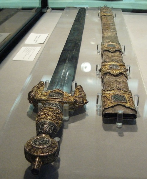 historyarchaeologyartefacts:Jinete Sword of Boabdil (Muhammad XII) Last Nasarid Emir of Granada, c. 