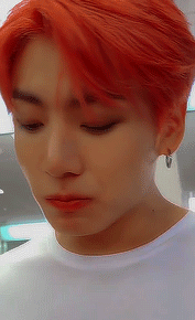 Jungkook + Cherry Hair 