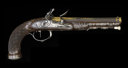Late 18th Century dueling pistol made by Peniet of Paris