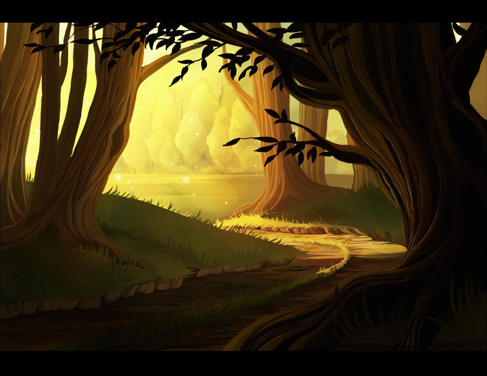77chen:  Some environments I drew for a school project last year :) 