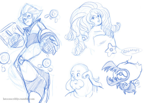 latoonscriblys:Steven Universe Sketch DumpFinally out of my system~morning reblog