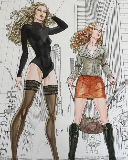 FEMALE STARS OF COMIC BOOKS