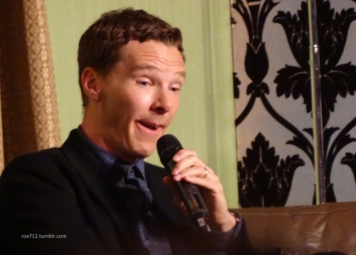 rox712:First set of pictures from Benedict at Sherlocked. More tomorrow, now I need to sleeeeep!