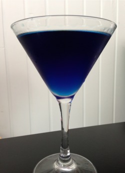 The most beautifully coloured martini I&rsquo;ve ever made. And delicious too!