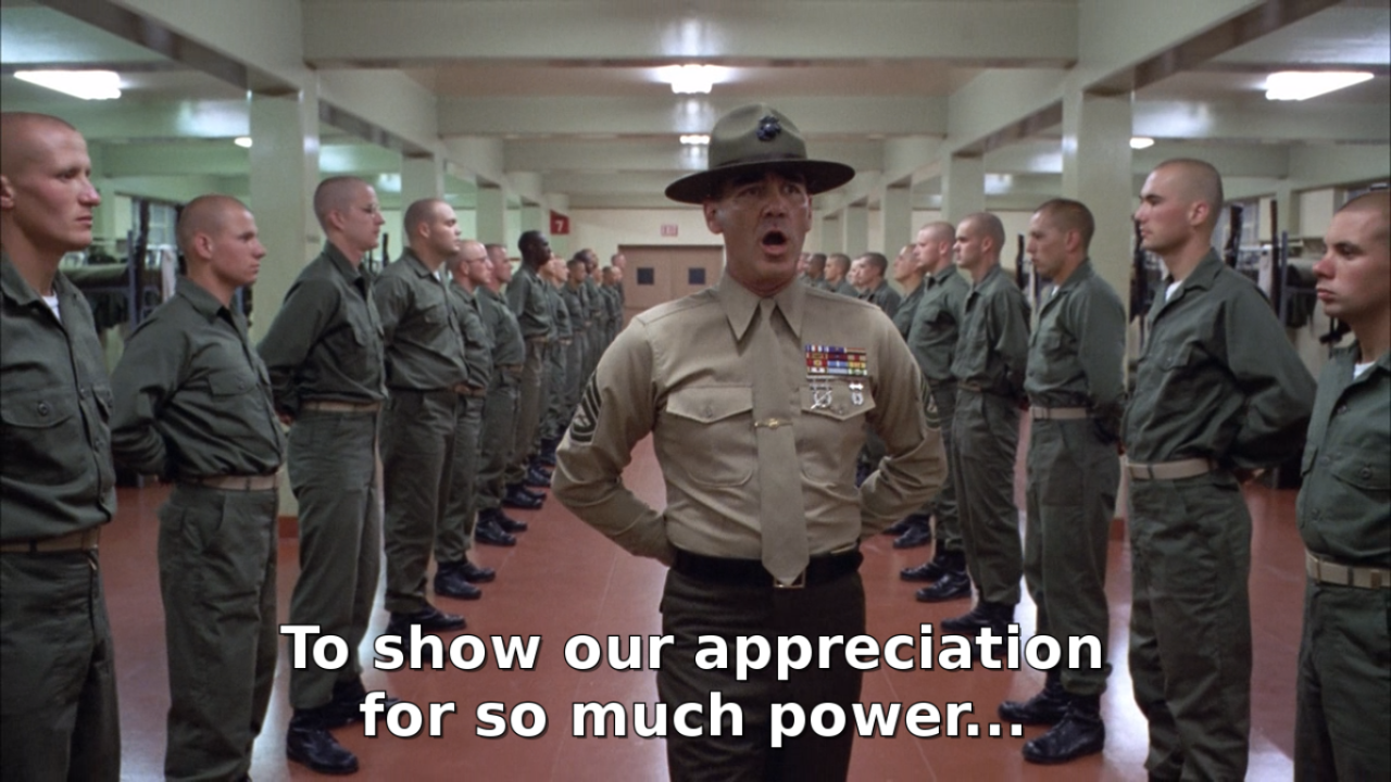 beambox:  Full Metal Jacket, Stanley Kubrick (1987) 