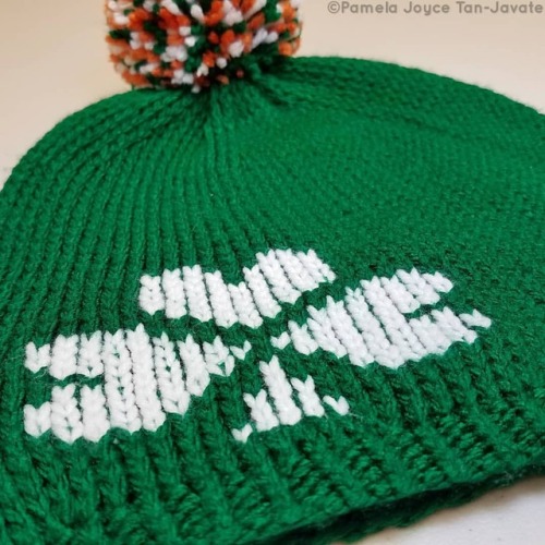 Happy St. Patrick’s Day! . #latepost #verylatepost . This was a beanie I made last year that I