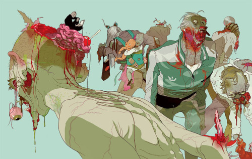 theartofanimation: Tomer Hanuka  -  www.facebook.com/pages/Tropical-Toxic/106016059434044?re