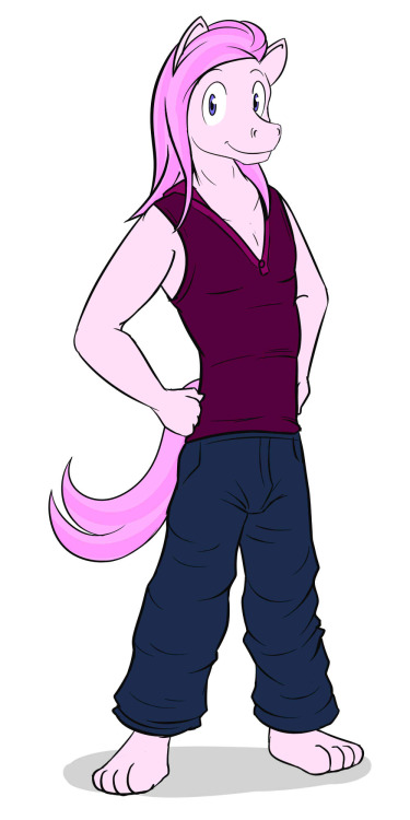 Raffle Request 3 - Anthro PonyThis one’s name was Lover Boy, and I got to anthro-size him.