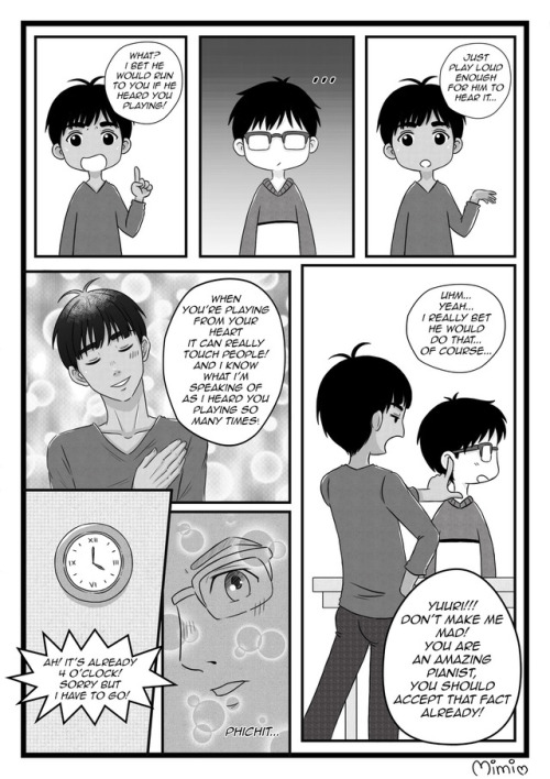 princessmimoza:.ユーリ!!! on STAGE/ musicianAU - read from right to left i thought i should share the w