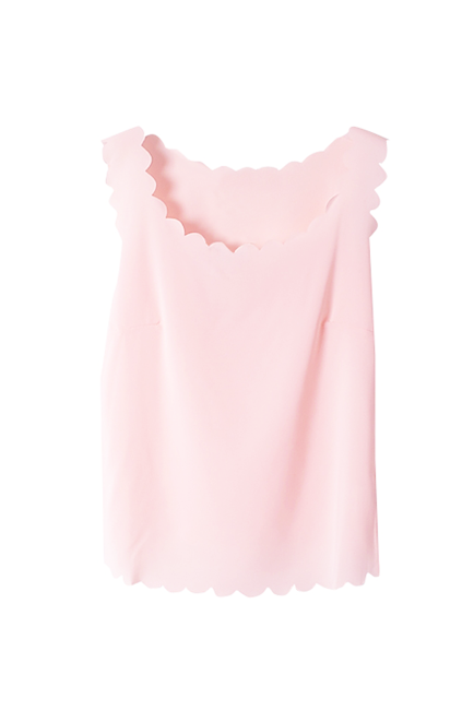 zhengjiawen:  chiffon tank &amp; pleated skirt