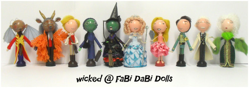 For the first time altogether - Our Wicked dolls!!!This and all our Dolls are available from our ETS