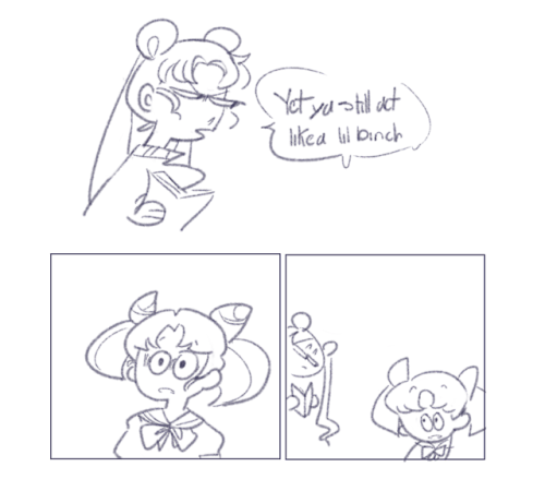 hoaxghost:you know, i keep thinking bout the fact chibi-usa is like… over 900 years old… actually th