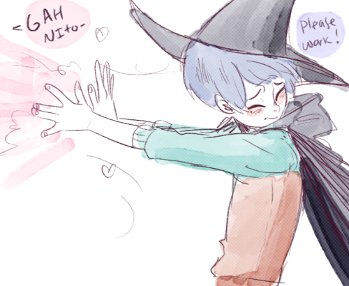 childofsquid:being a cute witch boy is very hard &lt;/3 Having one for a boyfriend is even harder