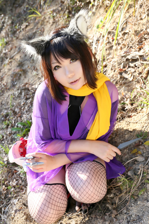 Cute Cosplay Girl Higurashi Rin (Kitsune-Chan) 1-27