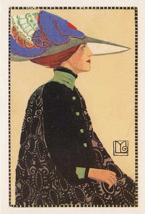 Fashion illustrations by Maria Likarz-Strauss (1893-1971)