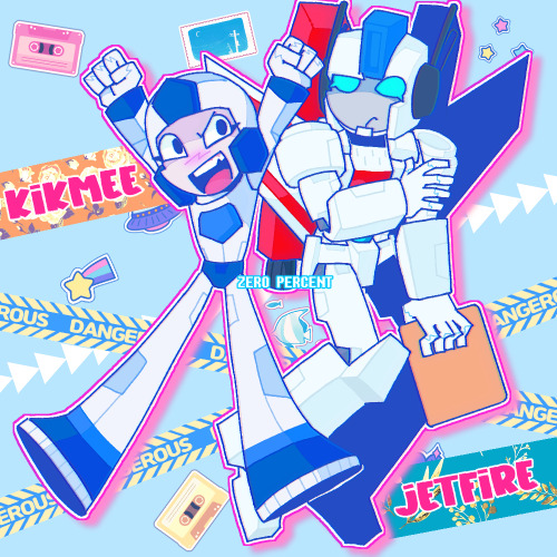 i watching botbots and fell in love with blue and white marshmellow again 