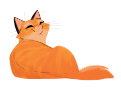 dailycatdrawings:  699: Orange Cat   FAQ