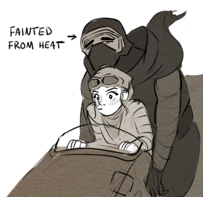 kylo ren is bad at the desert life. I like that one motorcycle concept art