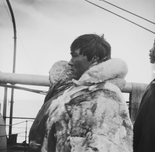 Nenets people from Obdorsk district visiting aboard the “Correct” (August - October, 1913).