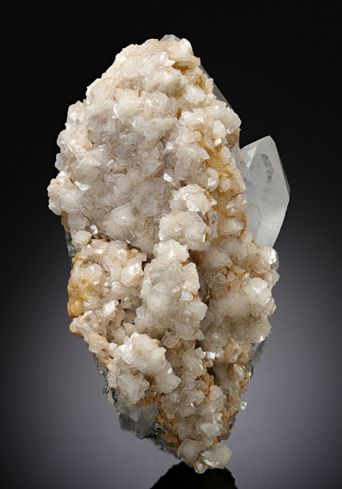 Quartz with Dolomite and Siderite - Trepca Complex, Trepca Valley, Kosovska Mitrovica, Kosovo